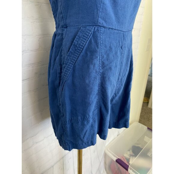 ⭐ 3/$15 Old Navy XS Cobalt Blue Cami Romper With Pockets - Picture 10 of 11